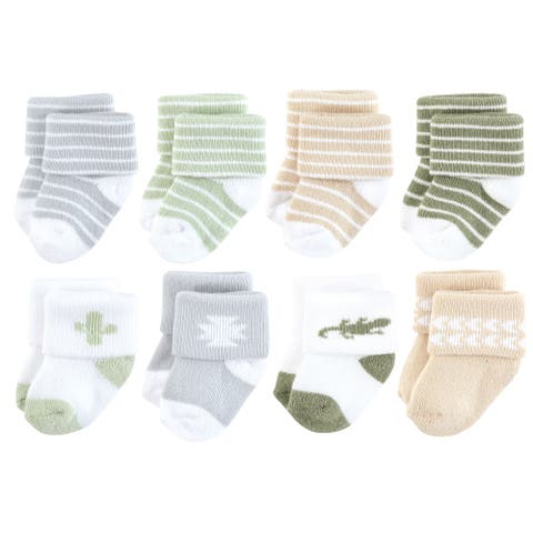 Cushioned Terry 8-Pair Sock Set
