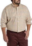 Oak Hill by DXL Big & Tall Large Plaid Sport Shirt