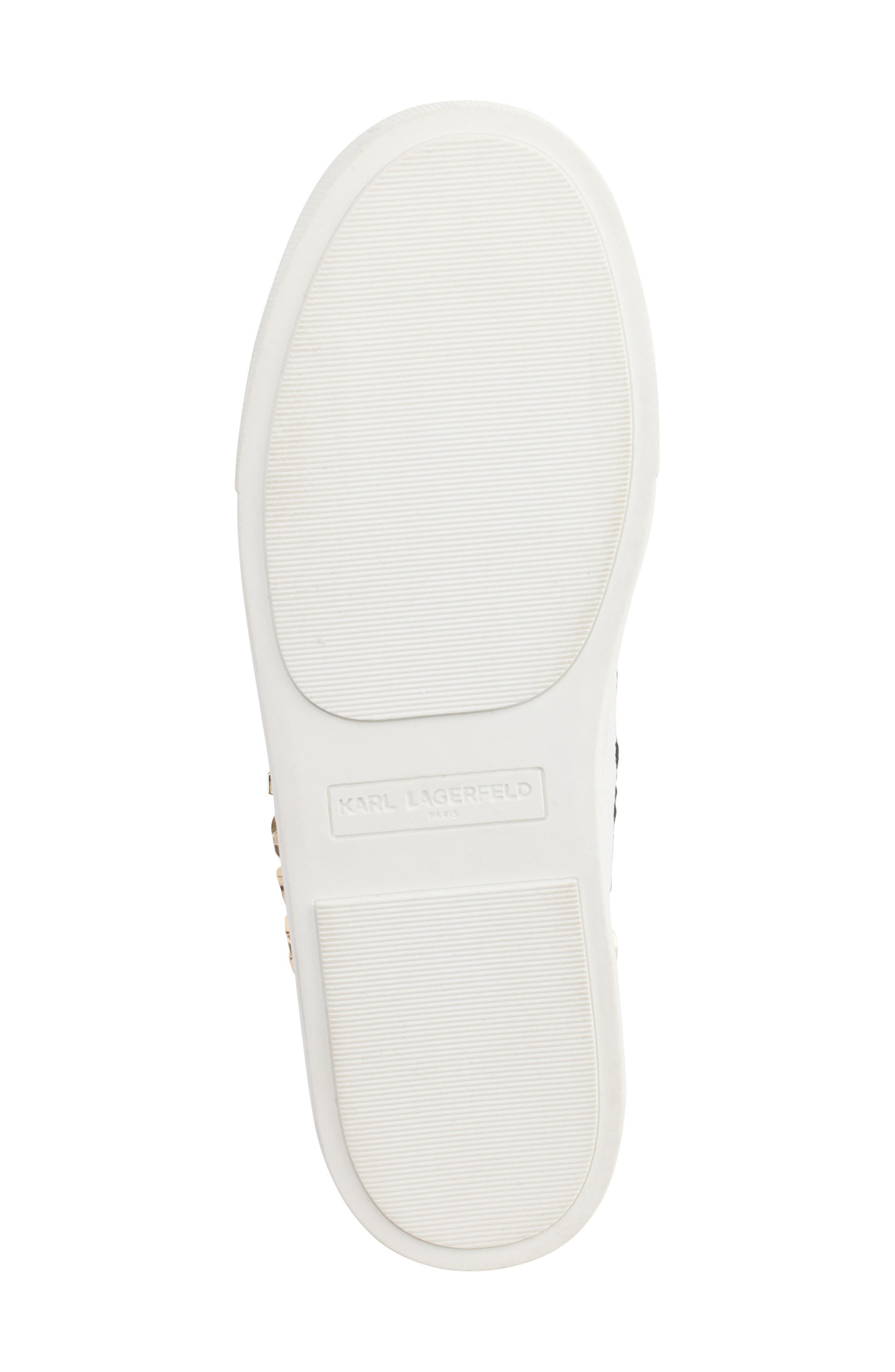 KARL LAGERFELD PARIS Caitie Slip-On Sneaker, Alternate, color, Bright White