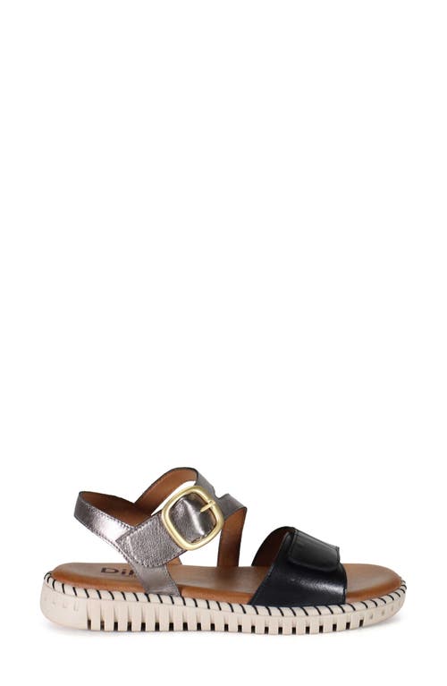 Diba True Chau Fer Wedge Sandal In Silver/black