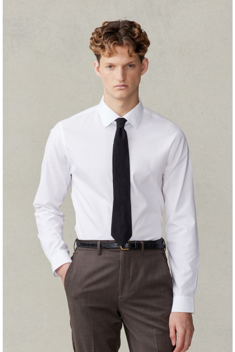 Essential Dress Shirt, Main, color, White