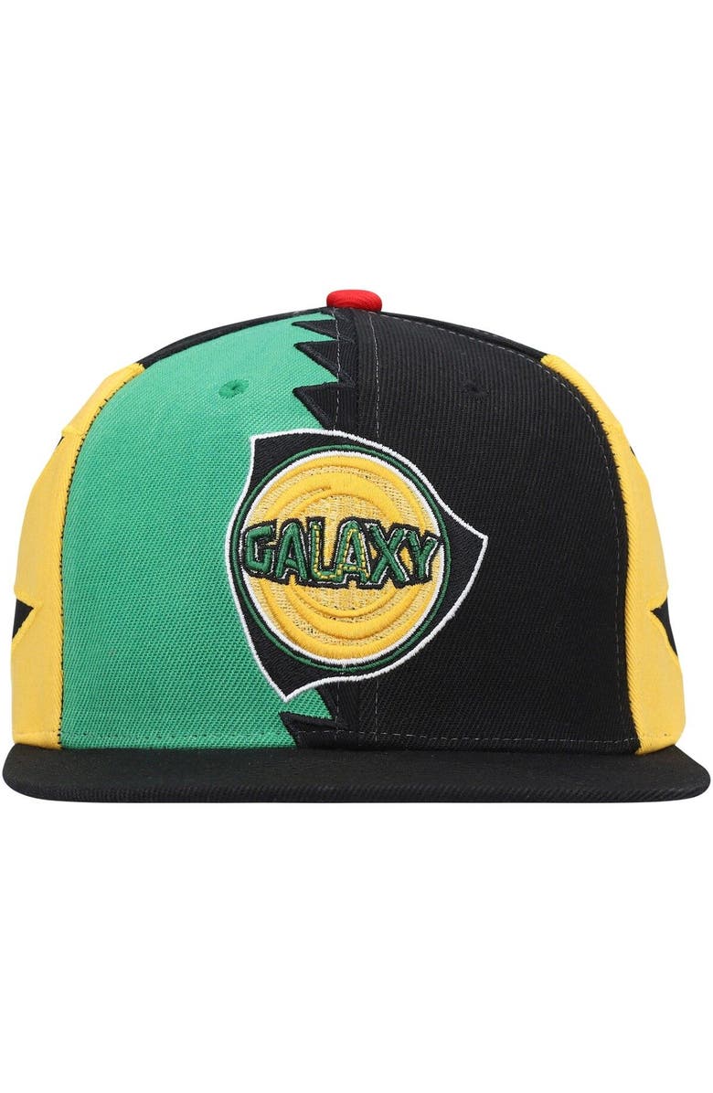 Mitchell & Ness Men's Mitchell & Ness Black LA Galaxy Historic Logo Since '96 Jersey Hook Snapback Hat, Alternate, color, 
