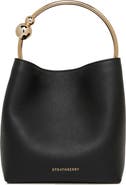 Strathberry The Circus Top Handle Leather Bucket Bag