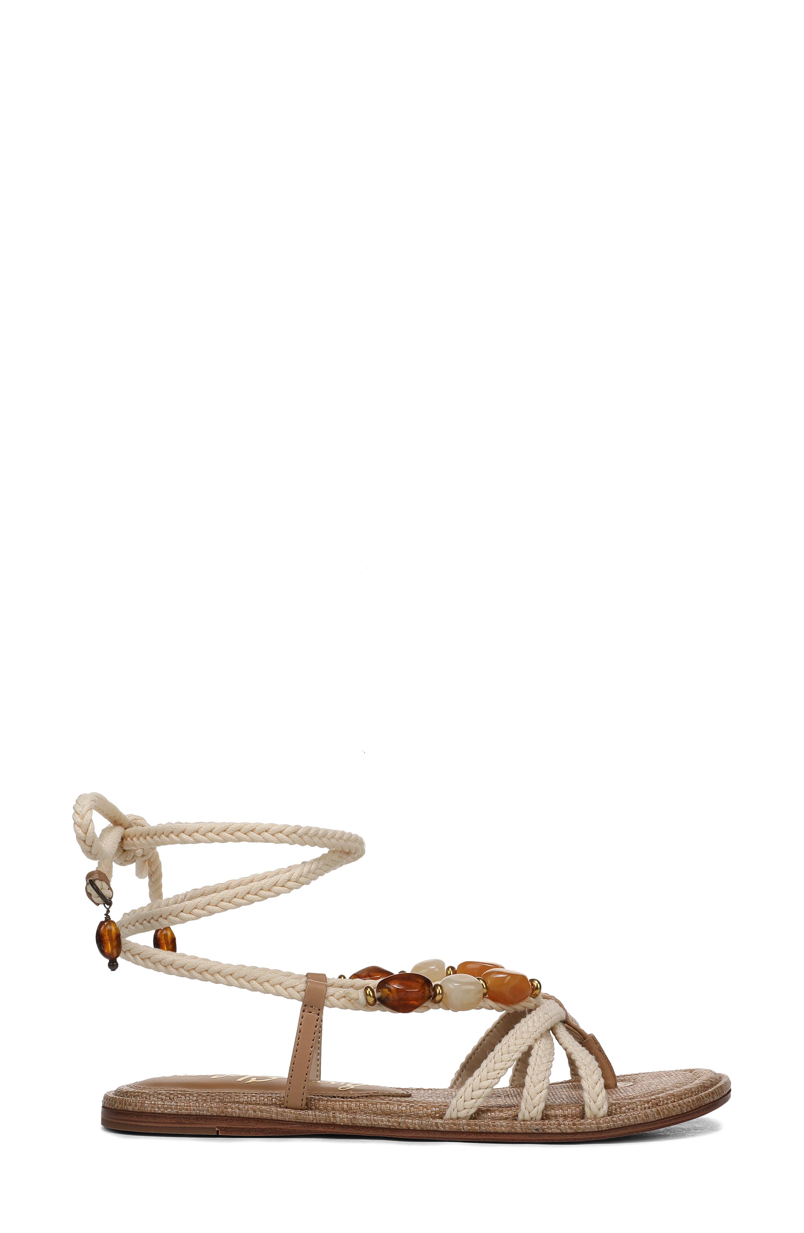 Sam Edelman Rori Ankle Wrap Sandal, Alternate, color, Natural Sand