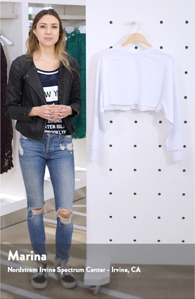 Double Take Crop Sweatshirt, sales video thumbnail