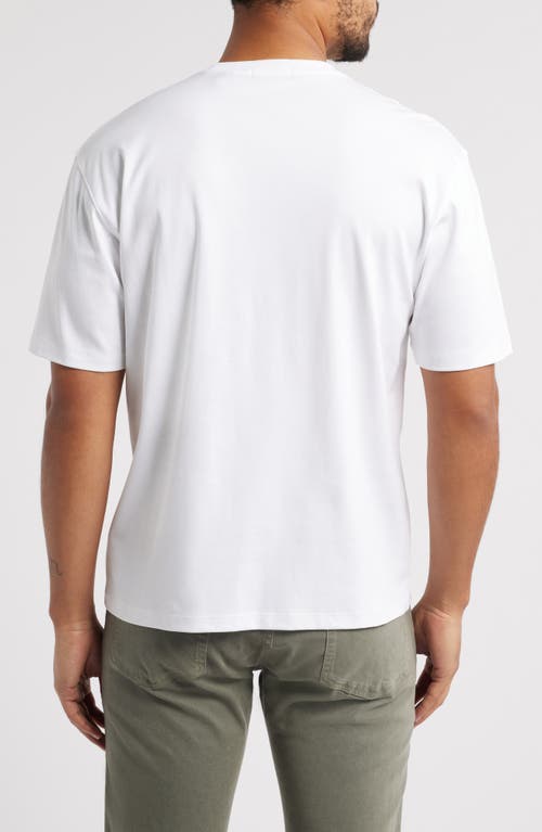 Shop Theory Clinton Relaxed Cotton T-shirt In White