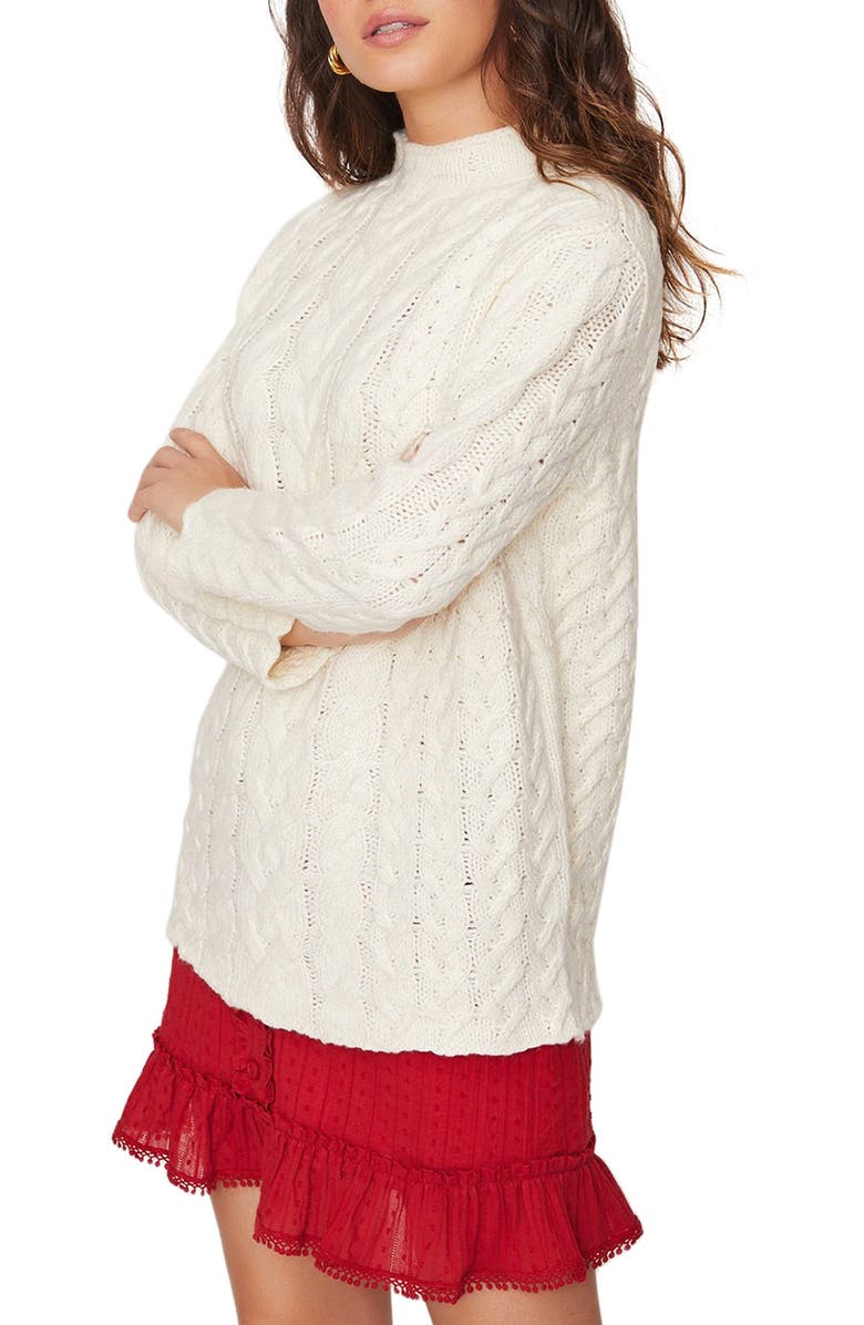 Lost + Wander Funnel Neck Sweater, Alternate, color,