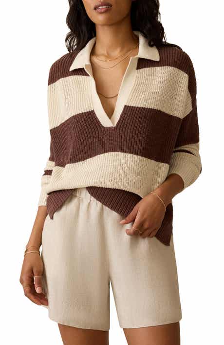 Miramar Linen & Organic Cotton Polo Sweater