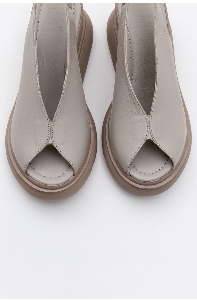 Forever
Always Shoes Sam Leather Platform Sandal, Alternate, color, Beige Leather