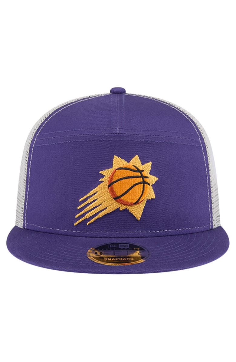 New Era Men's Phoenix Suns New Era Purple Victory Grove Split Panel 9FIFTY Snapback Hat, Alternate, color, Purple