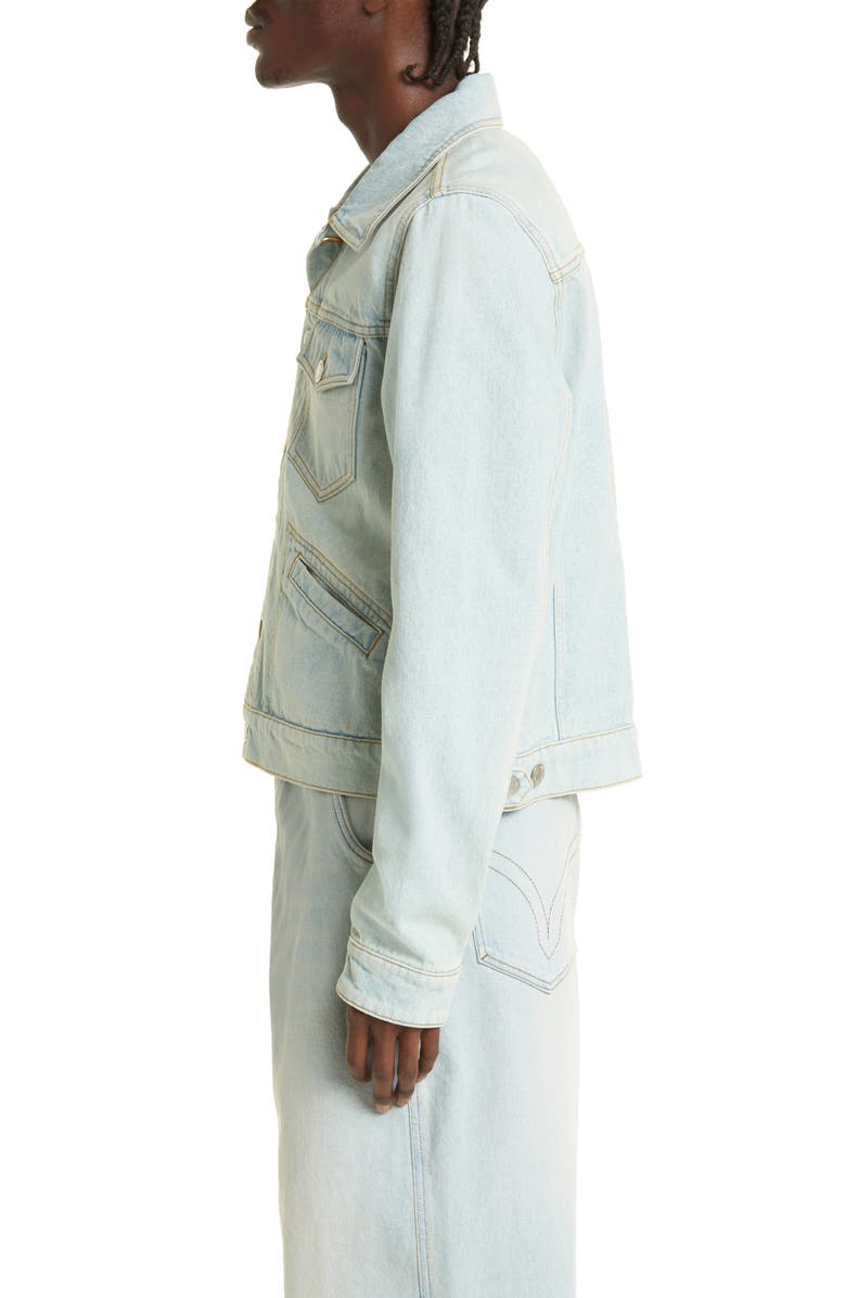 AMI PARIS Alex Fit Drop Crotch Rigid Jeans, Alternate, color, 