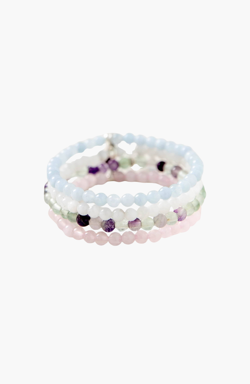 Tiny Rituals Aquarius Bracelet Set In Multi