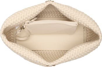 Woven Large Tote Bag & Pouch Set