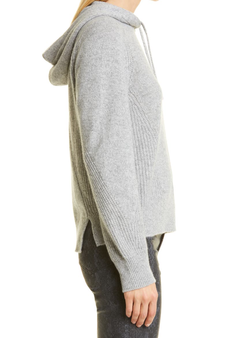 Pierce Cashmere Hoodie, Alternate, color, LTGREY
