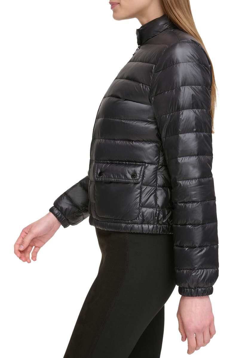 Calvin Klein Moto Puffer Jacket, Alternate, color, 