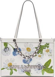 KARL LAGERFELD PARIS Savoie Floral Emboridery Tote