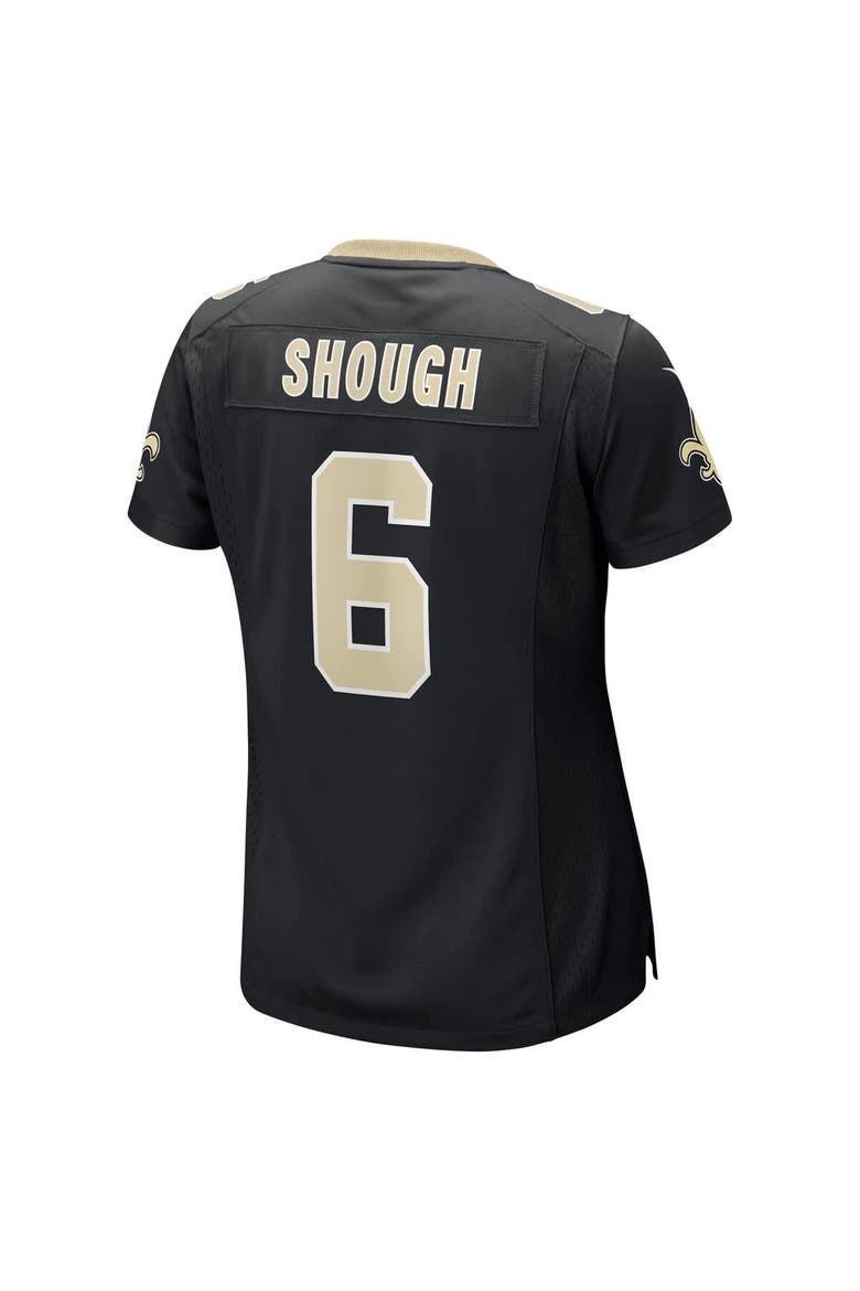Women's Nike Tyler Shough Black New Orleans Saints Game Jersey, Alternate, color, Black