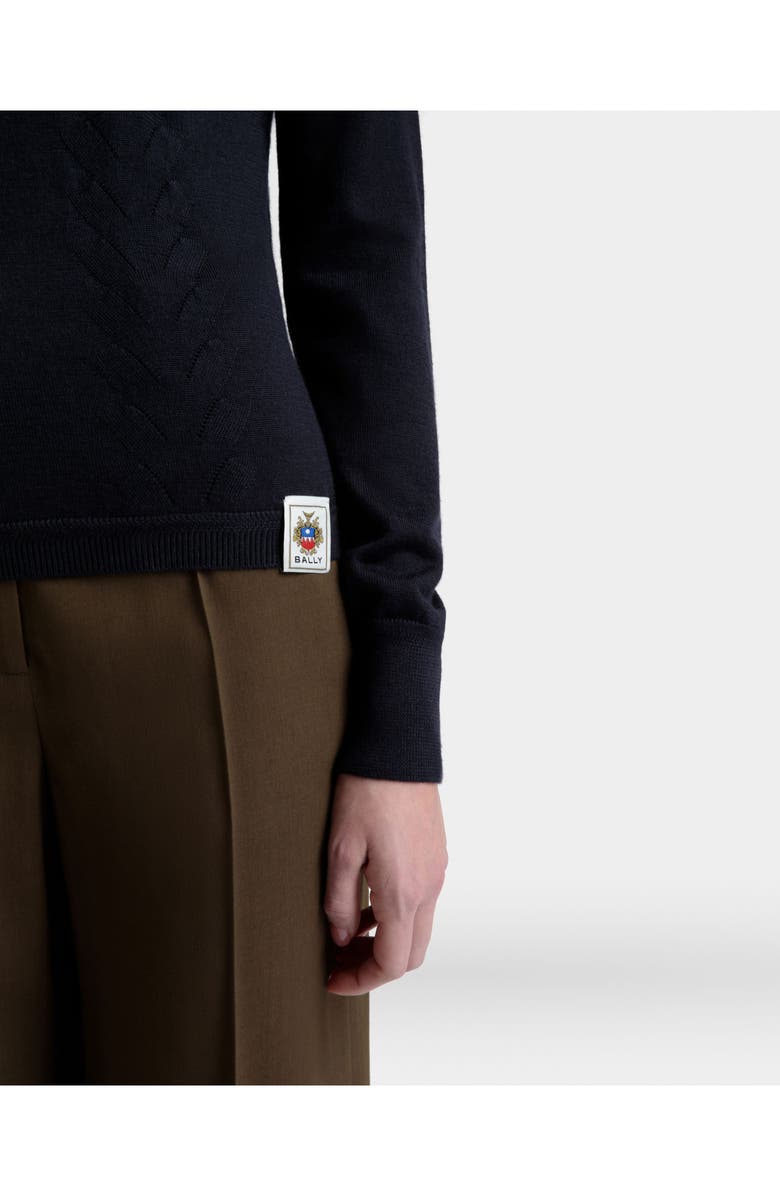 Bally Long Sleeve Top, Alternate, color, Blue