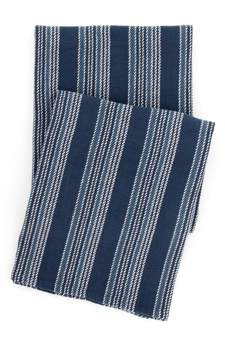 Dash & Albert Cameroon Stripe Woven Cotton Throw, Main, color,