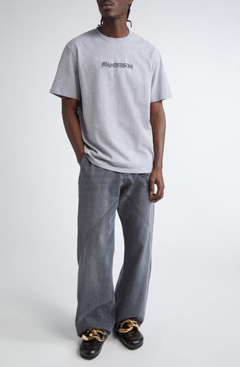 Embroidered Logo Cotton T-Shirt
