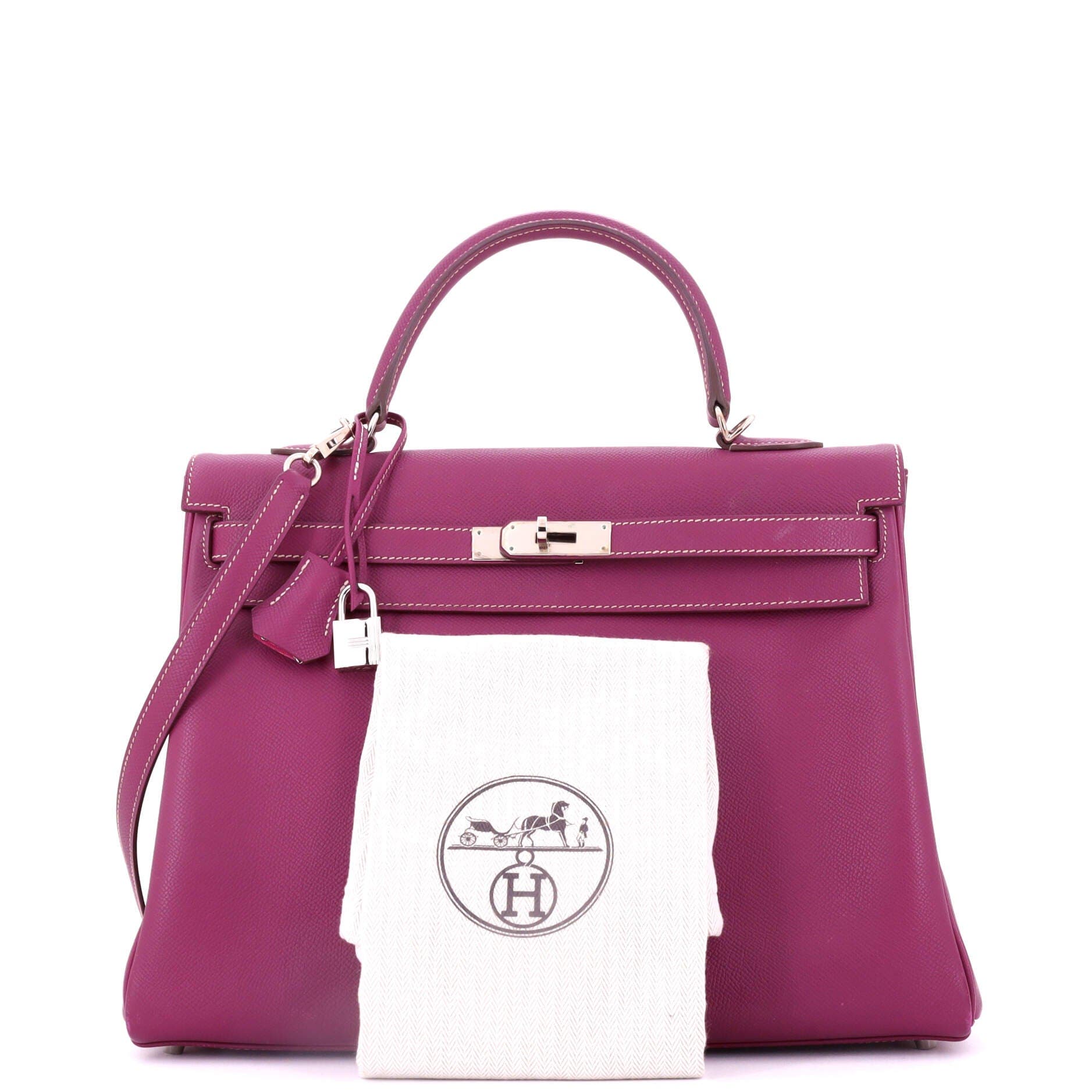 Pre-Owned Hermes Candy Kelly Handbag Epsom 35, Alternate, color, 