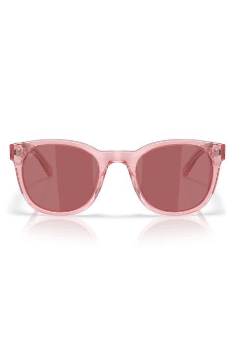 Middles 51mm Gradient Polarized Round Sunglasses