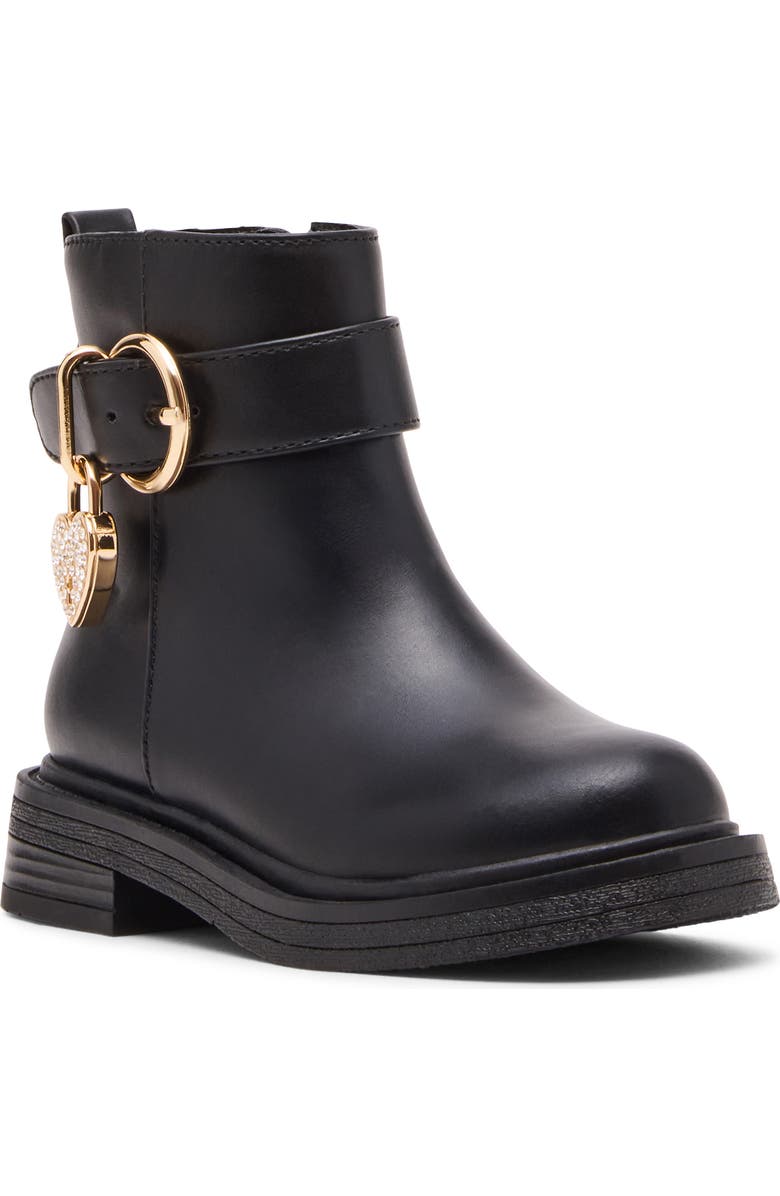 Steve Madden Kids' Locket Bootie, Main, color, Black