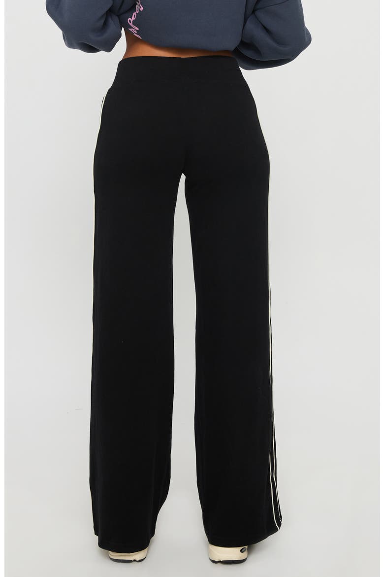 Ascenda Straight Leg Track Pants, Alternate, color, BLACK
