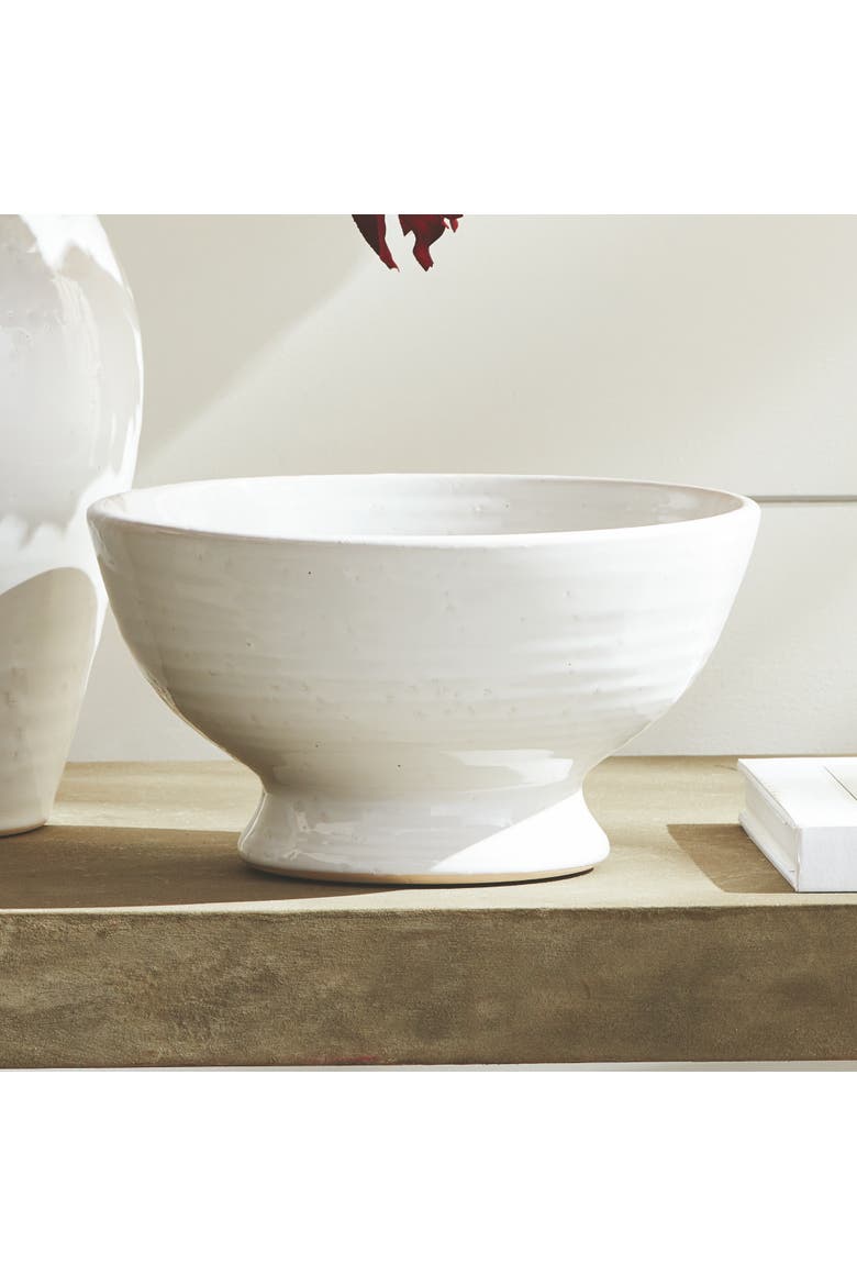 Talullah Decorative Bowl, Alternate, color, White