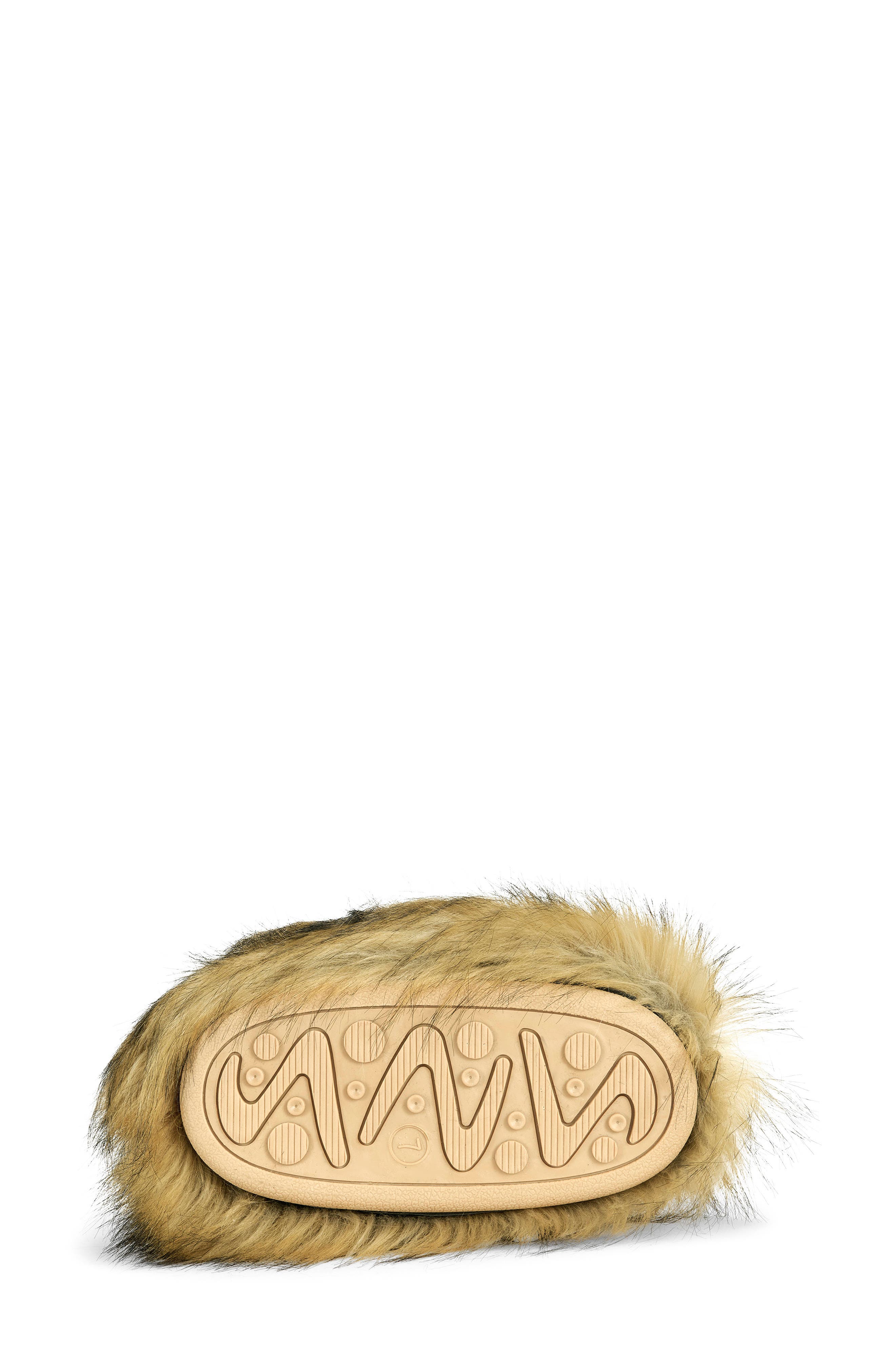 AZALEA WANG Fayes Faux Fur Platform Boot, Alternate, color, Brown Multi