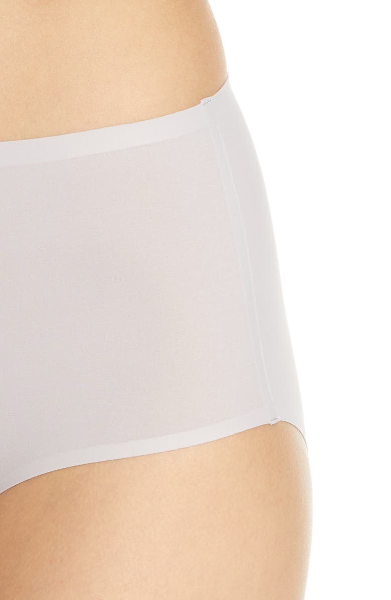 Chantelle Lingerie Soft Stretch High Waist Briefs, Alternate, color, Stone