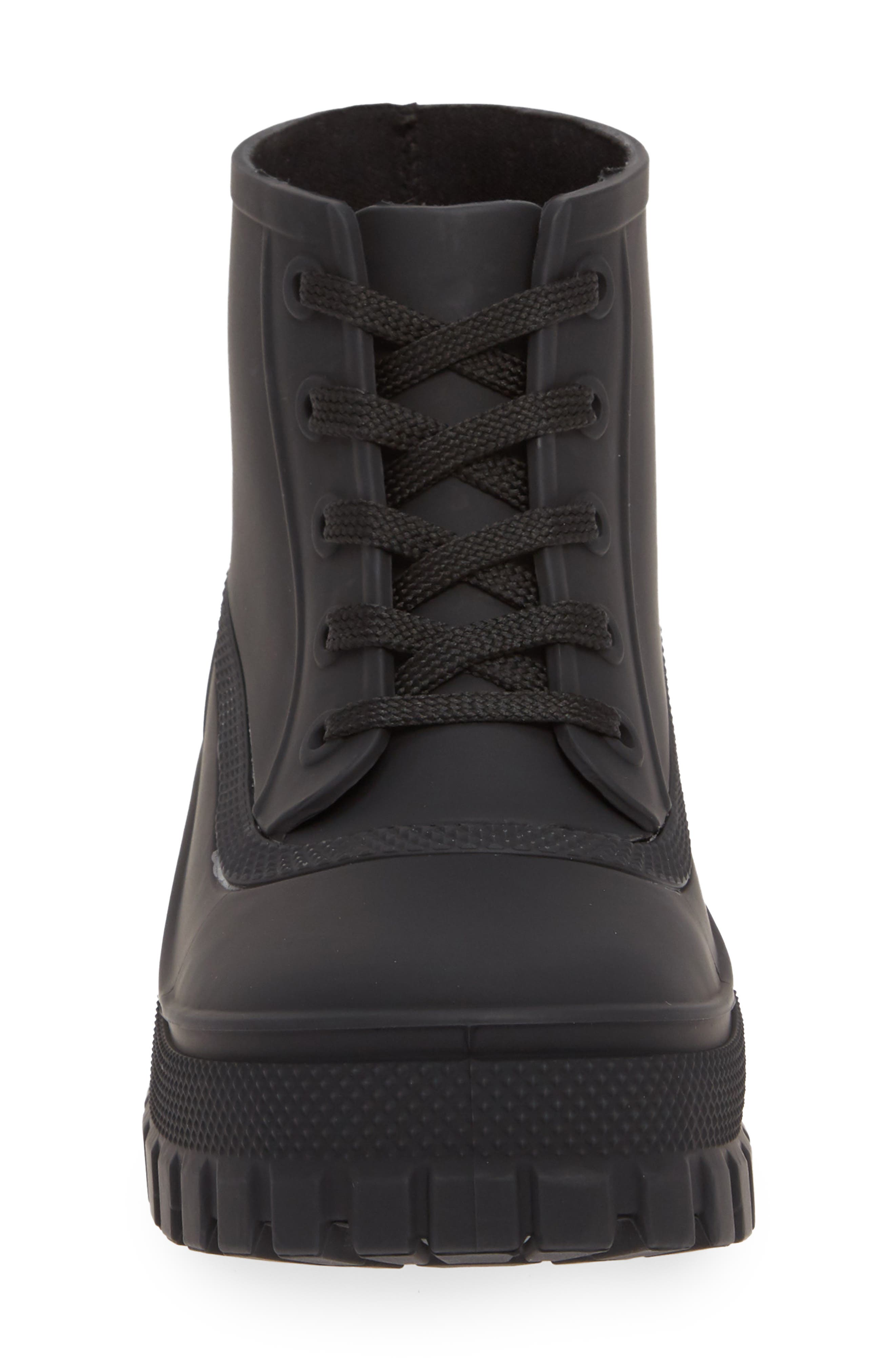 Jeffrey Campbell Lace-Up Rain Boot, Alternate, color, 