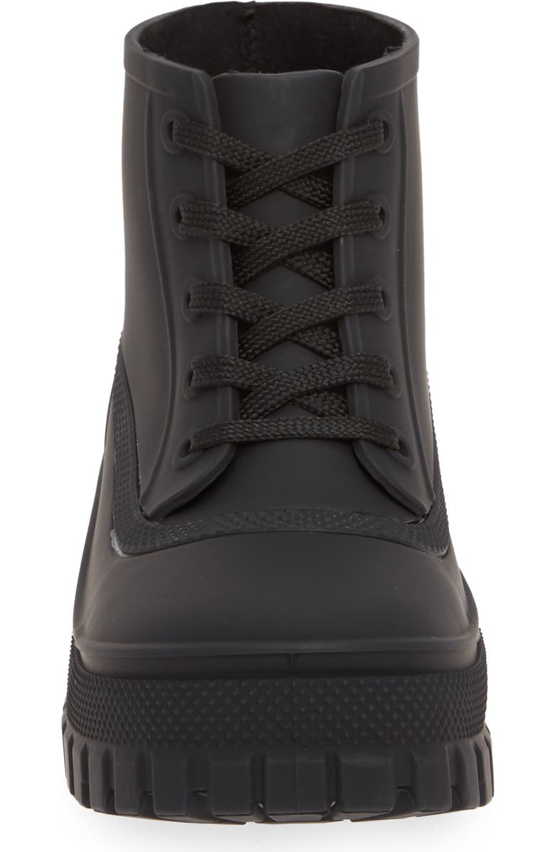 Jeffrey Campbell Lace-Up Rain Boot, Alternate, color,