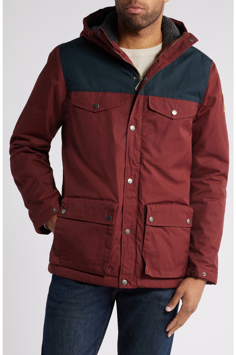Greenland Winter Jacket, Alternate, color, MAROON-DARK NAVY