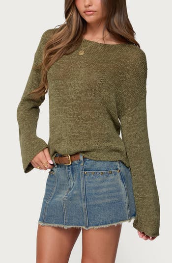 Drop Shoulder Sweater