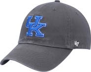 '47 Men's '47 Charcoal Kentucky Wildcats Clean Up Adjustable Hat