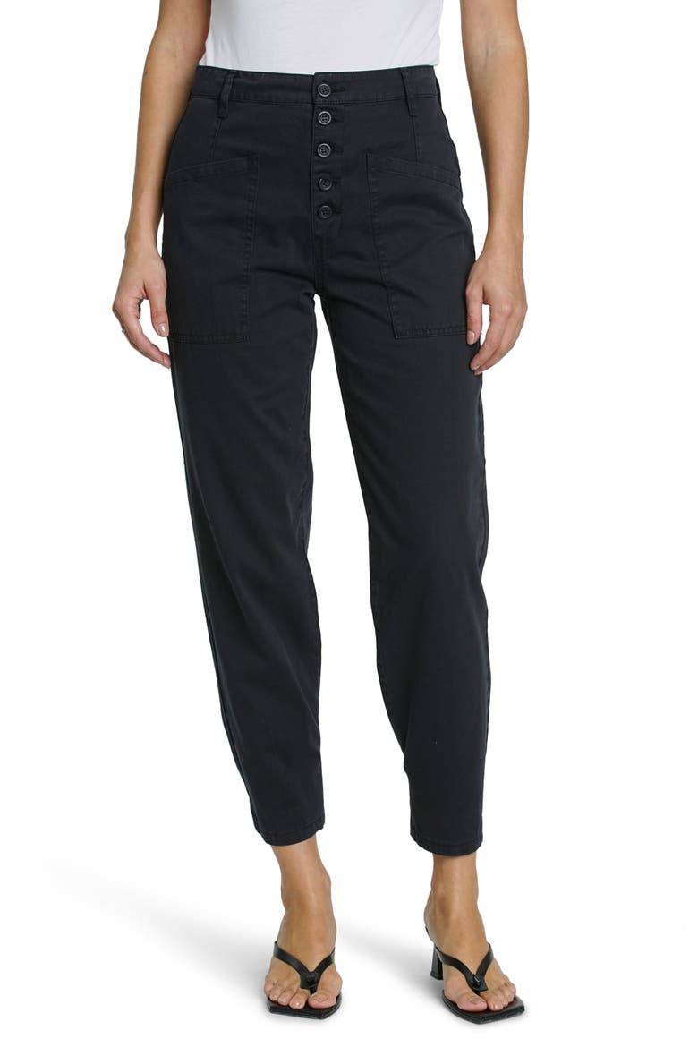 Tammy High Waist Trousers, Main, color, FADE TO BLACK