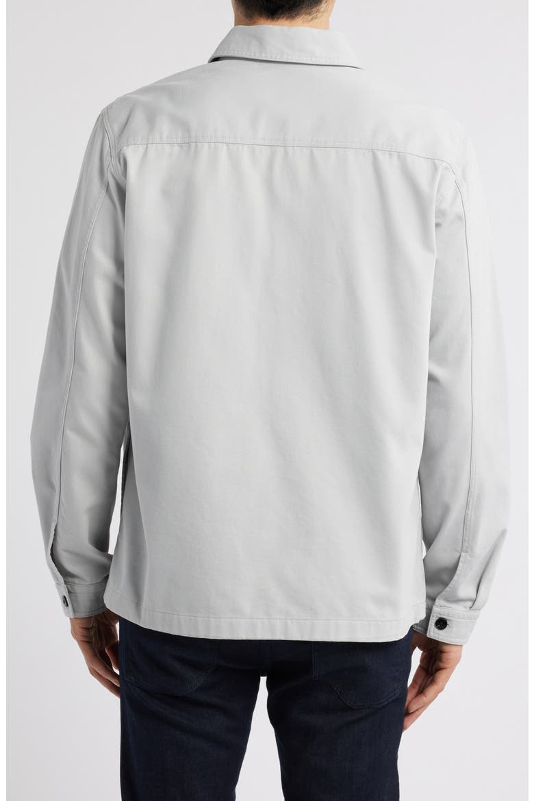Enalu Button-Up Overshirt, Alternate, color, LIGHT/ PASTEL GREY