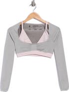 Free People Good Karma Long Sleeve Ultra Crop Top