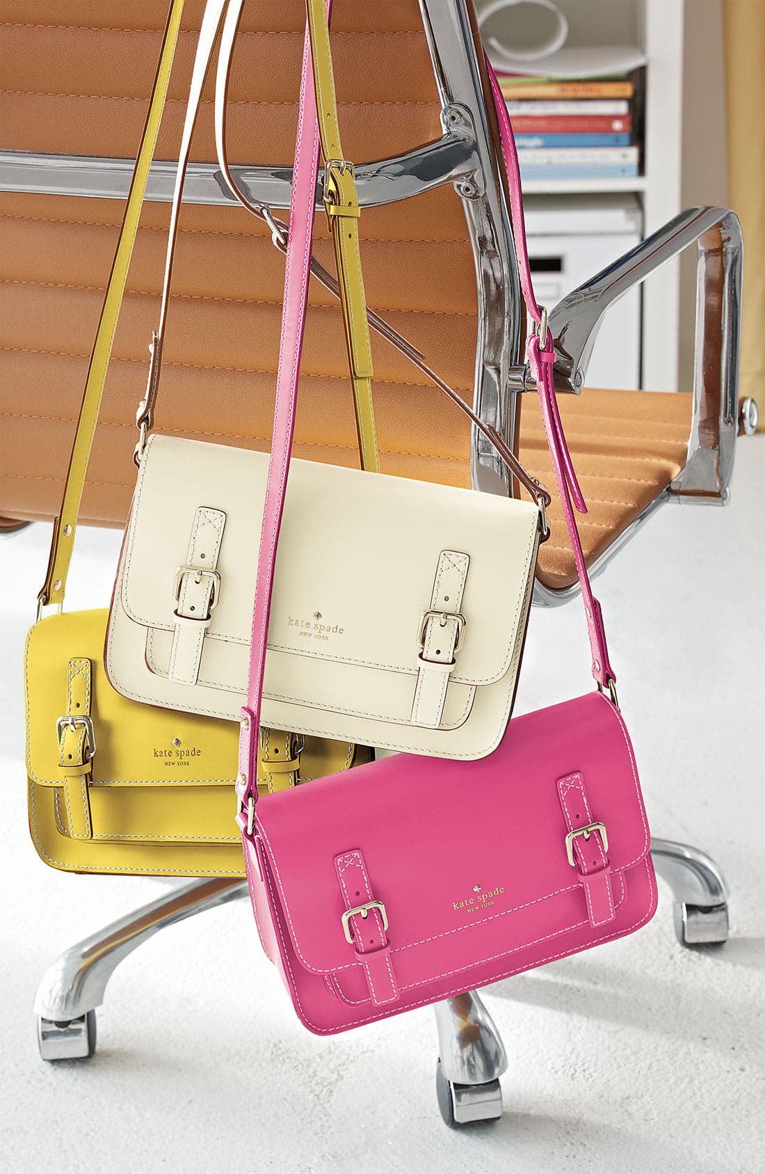 'essex scout' leather flap crossbody bag, Alternate, color, CITRONELLA