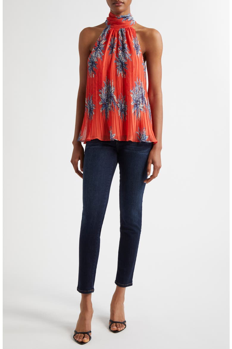 Helena Sailor Skinny Jeans, Alternate, color, DARK RINSE