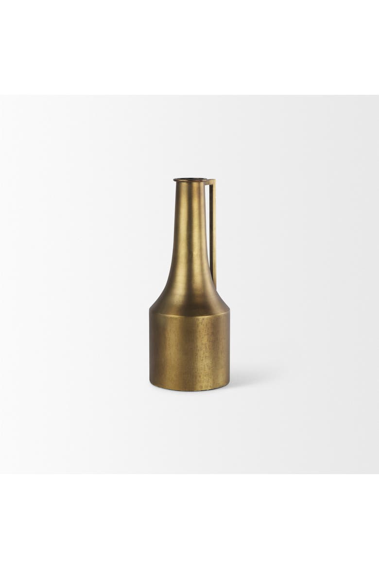 Aubrey Iron Jug Vase, Alternate, color, Gold