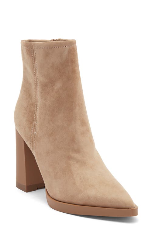 Steve Madden Harden Pointed Toe Bootie In Brown
