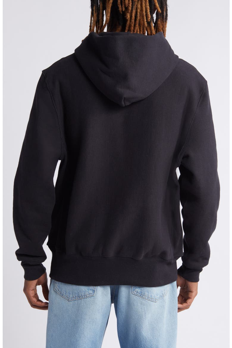 x Sanrio Hello Kitty® 50th Anniversary Fleece Graphic Hoodie (Nordstrom Exclusive), Alternate, color, BLACK