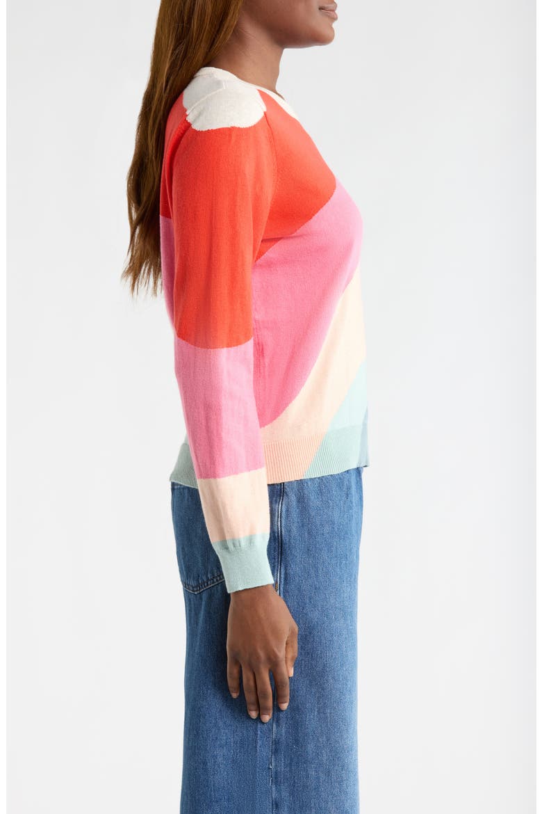 Wave Block Icon Cotton Sweater, Alternate, color, WAVE