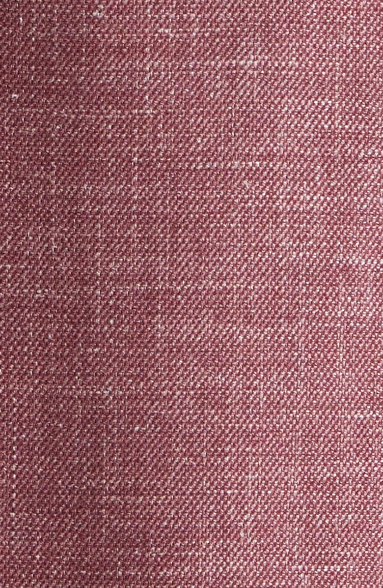 ISAIA The Wool & Silk Blend Overshirt, Alternate, color, Dark Red