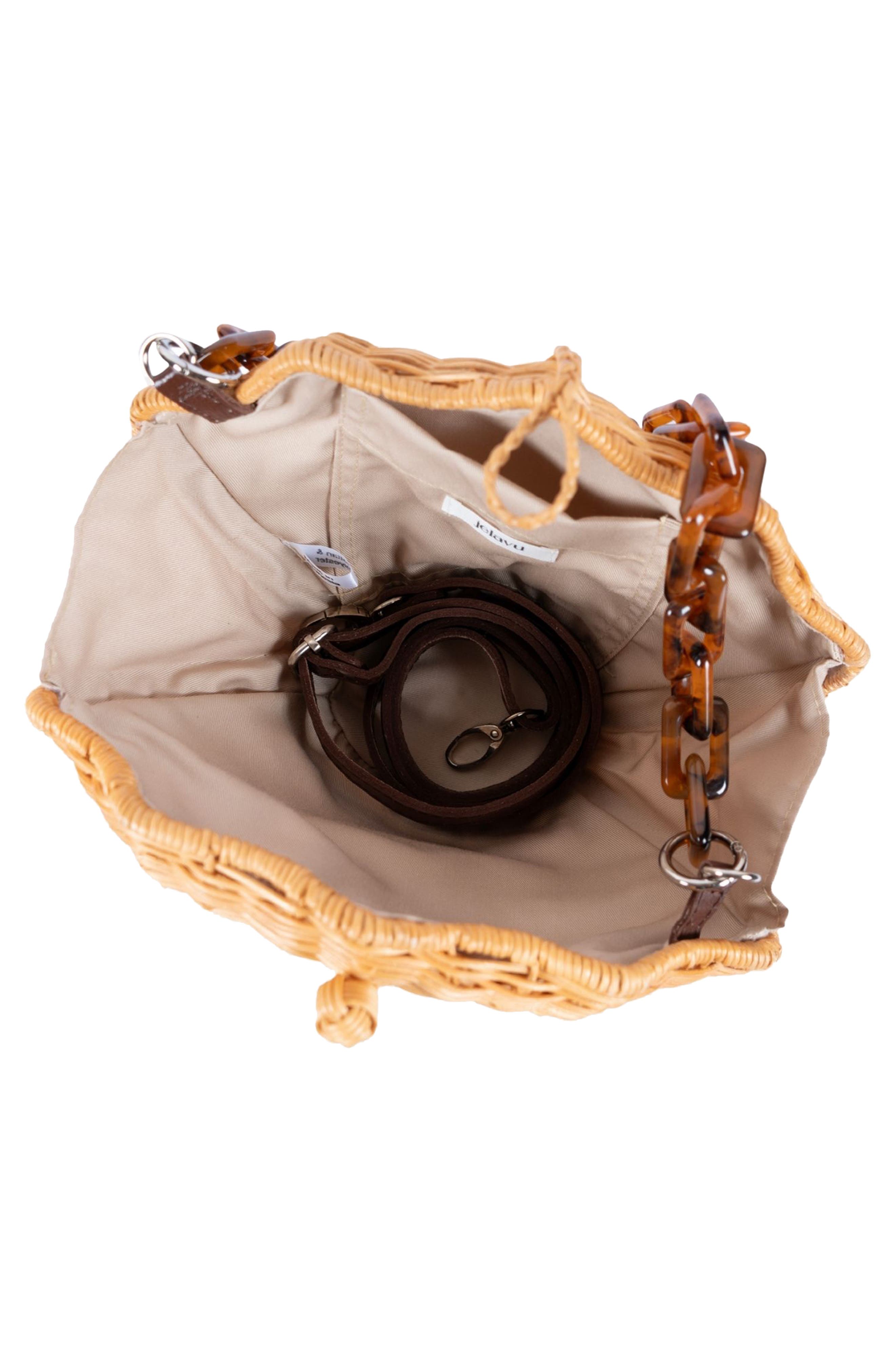 Shellie Shell Basket Bag, Alternate, color, LIGHT BROWN NATURAL