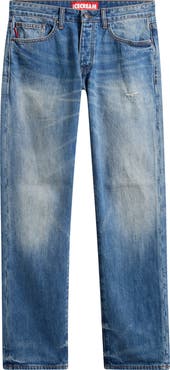 ICECREAM Strawberry Fit Distressed Jeans