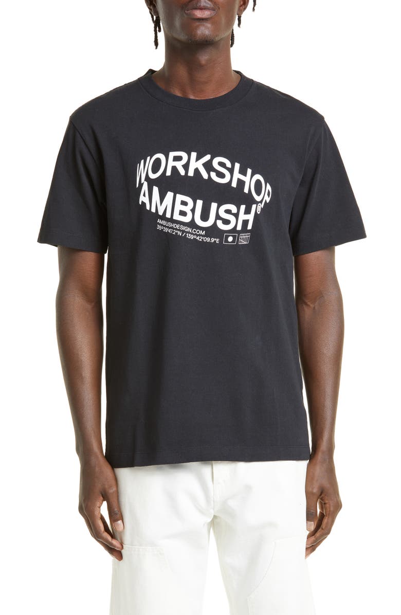 Ambush Revolve Ambush Logo Graphic Tee, Main, color, 