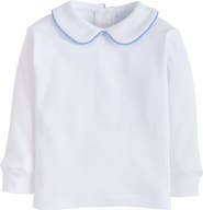 Little English Kids' Long Sleeve Piped Peter Pan Shirt